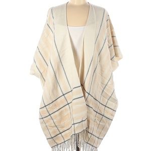 Ivory Loft Plaid Shawl Wrap